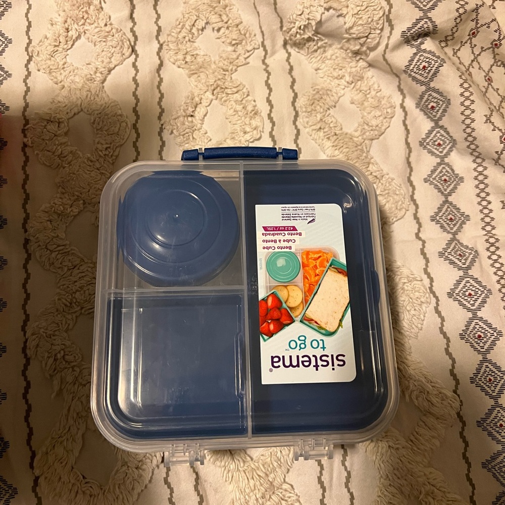 stem Navy Food Storage Container